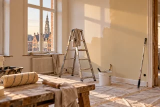 Rénovation d'une maison à Arras, chantier soigné